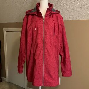 Nuage Printed Jacket with Removable Hood